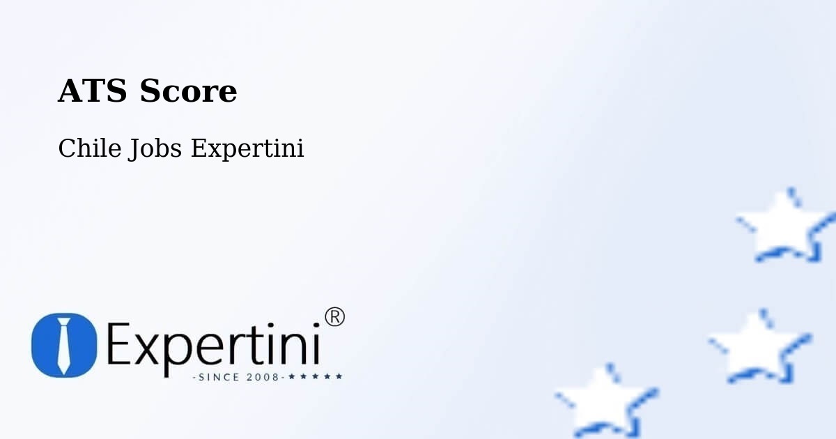 Resume ATS Score & Job Description Match Tool – Freire - Chile Jobs Expertini